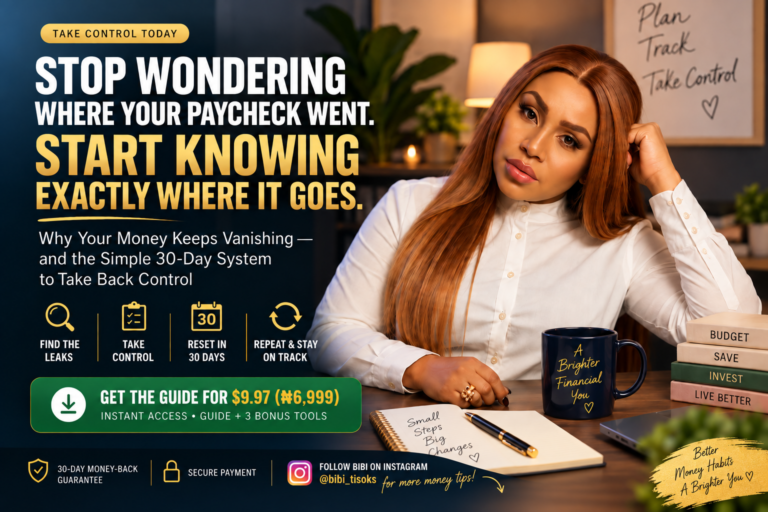 THE PAYCHECK DISAPPEARS TOO FAST - Why your money keeps vanishing and the simple 30-day system to take back control