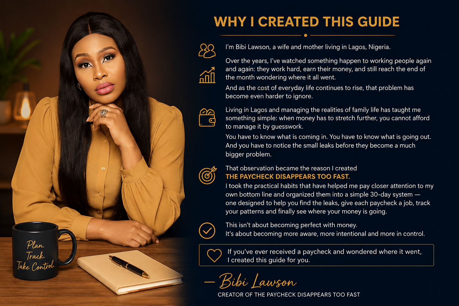 Why I created this guide - Bibi Lawson's story